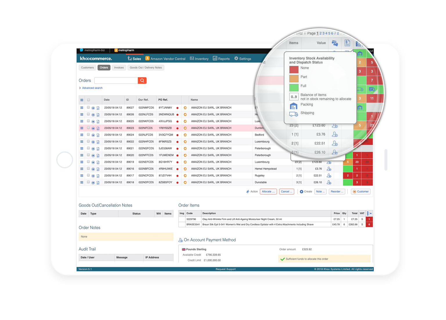 Streamlined order processing with KhooCommerce Amazon Vendor EDI